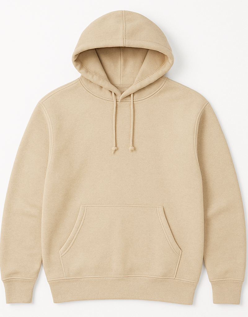 beige hoodie