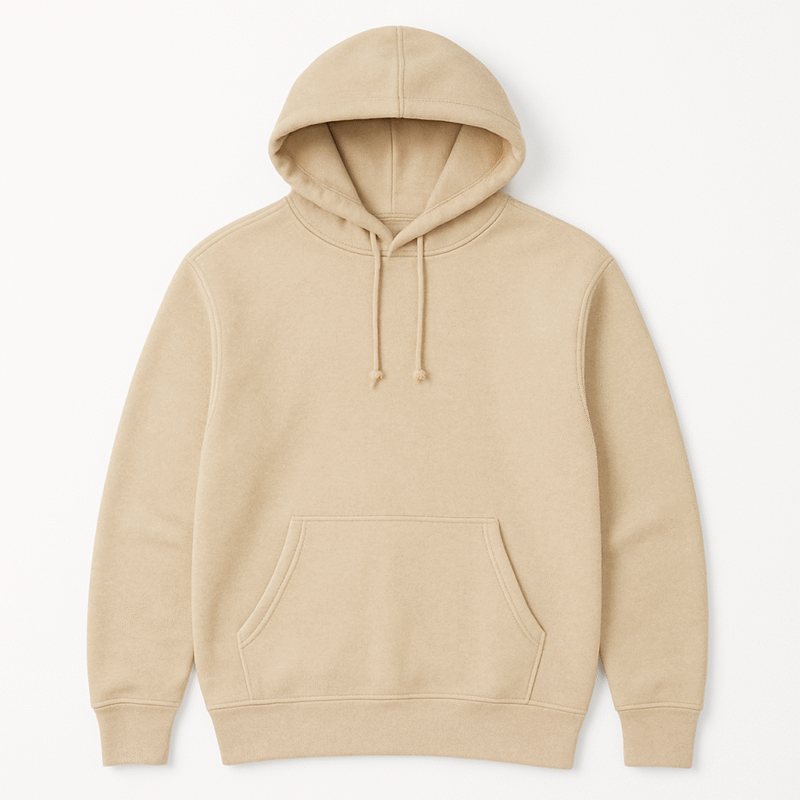 beige hoodie